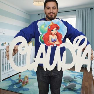 Letrero Princesa Ariel