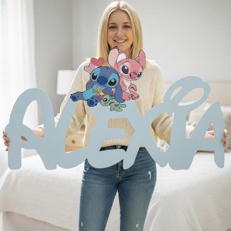 Letrero Stich y Angel