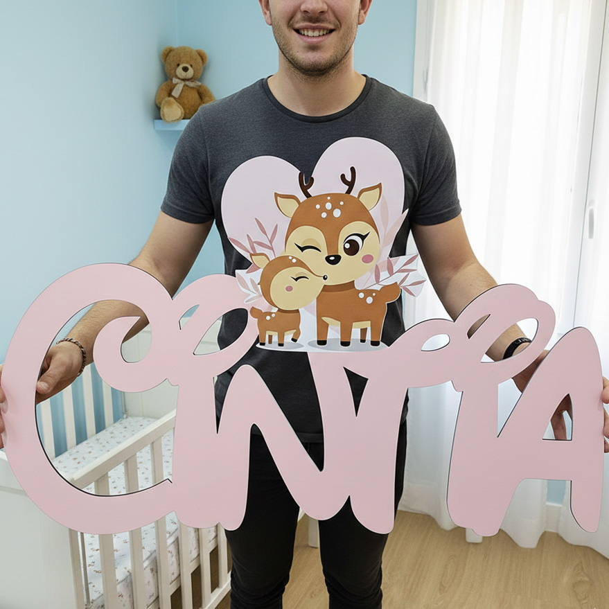 Letrero Familia Ciervo