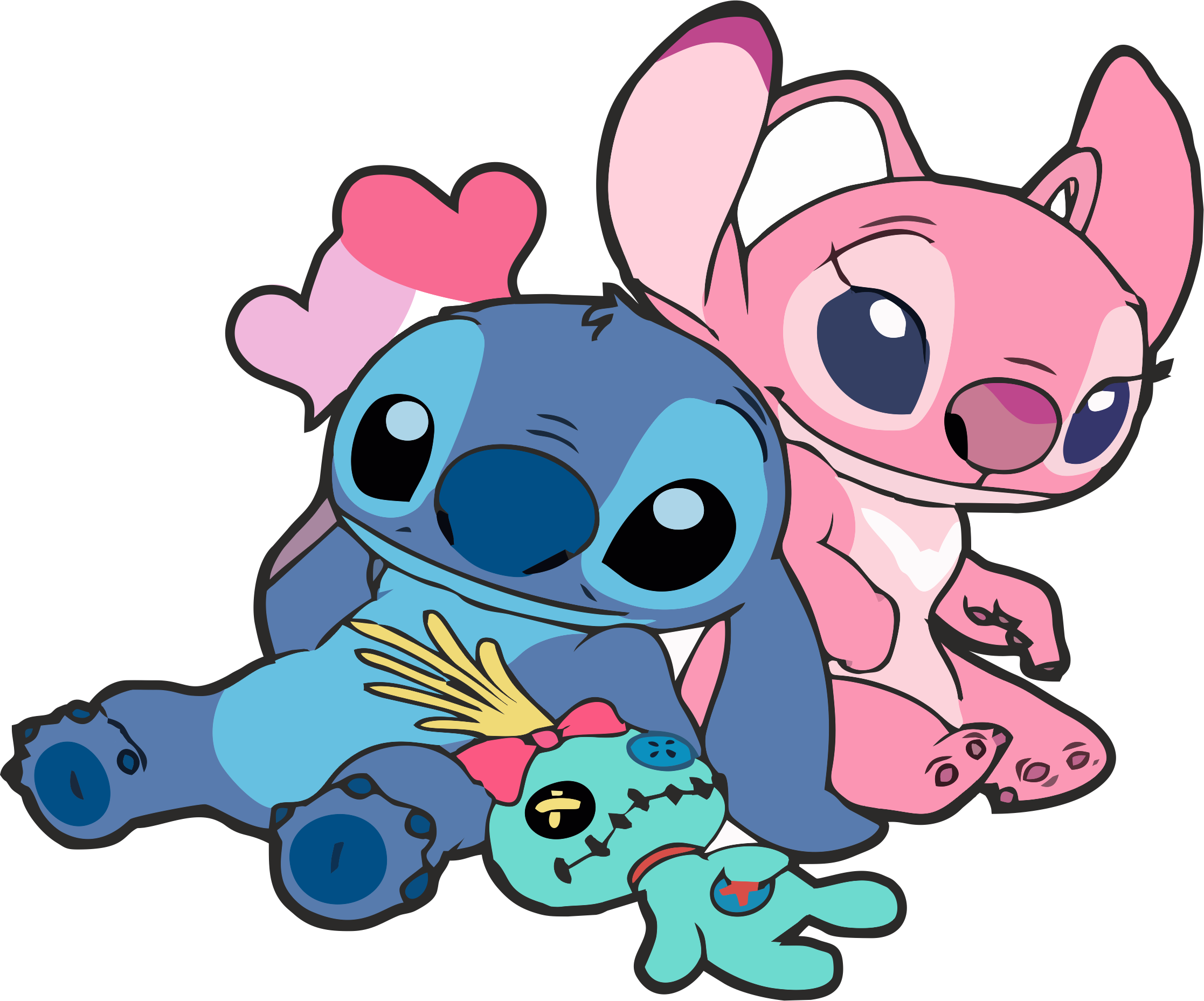 Letrero Stich y Angel - Imagen 2